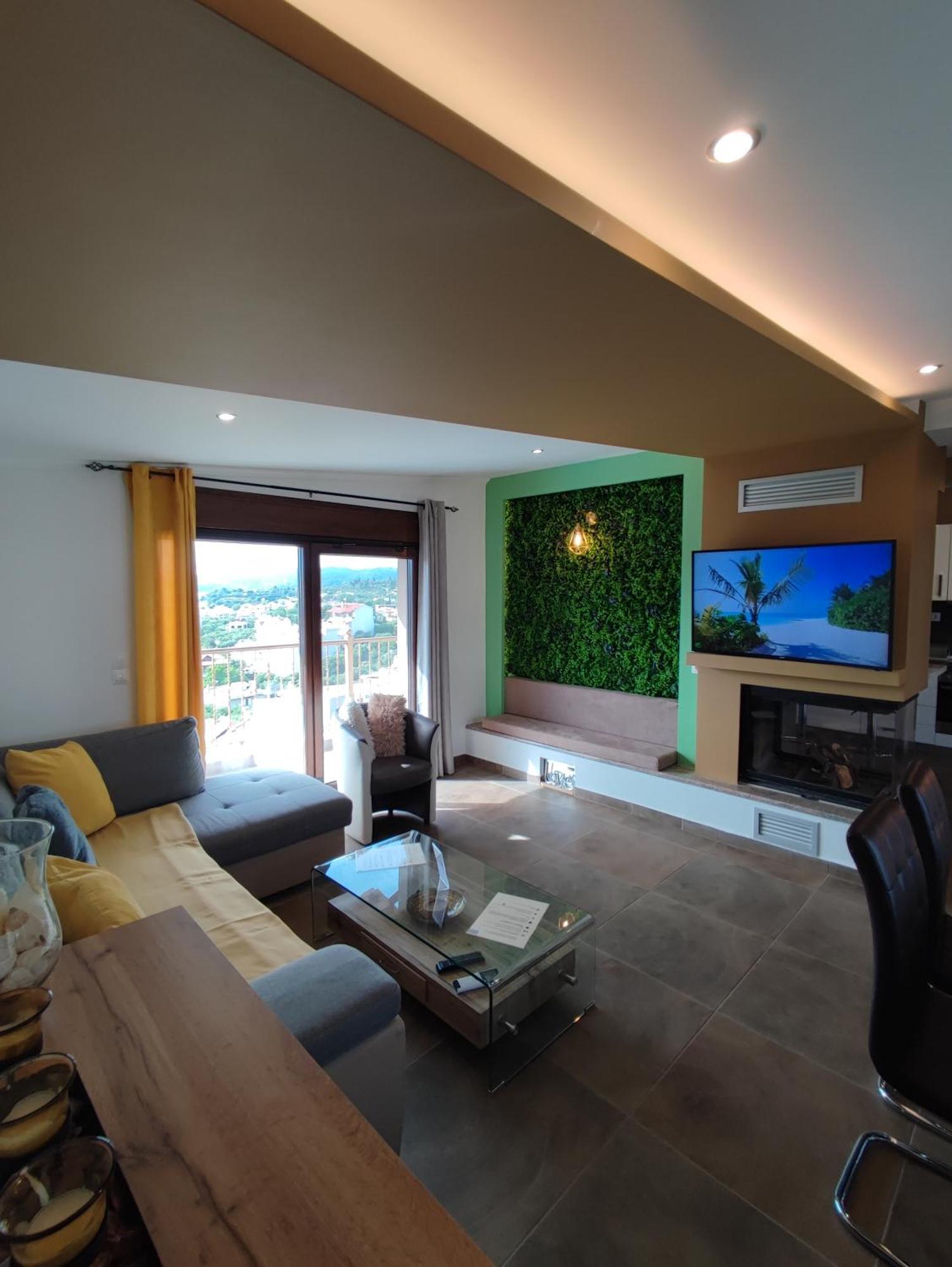 ネオス・マルマラスTheasis Luxury Panoramic Penthouseアパートメント エクステリア 写真