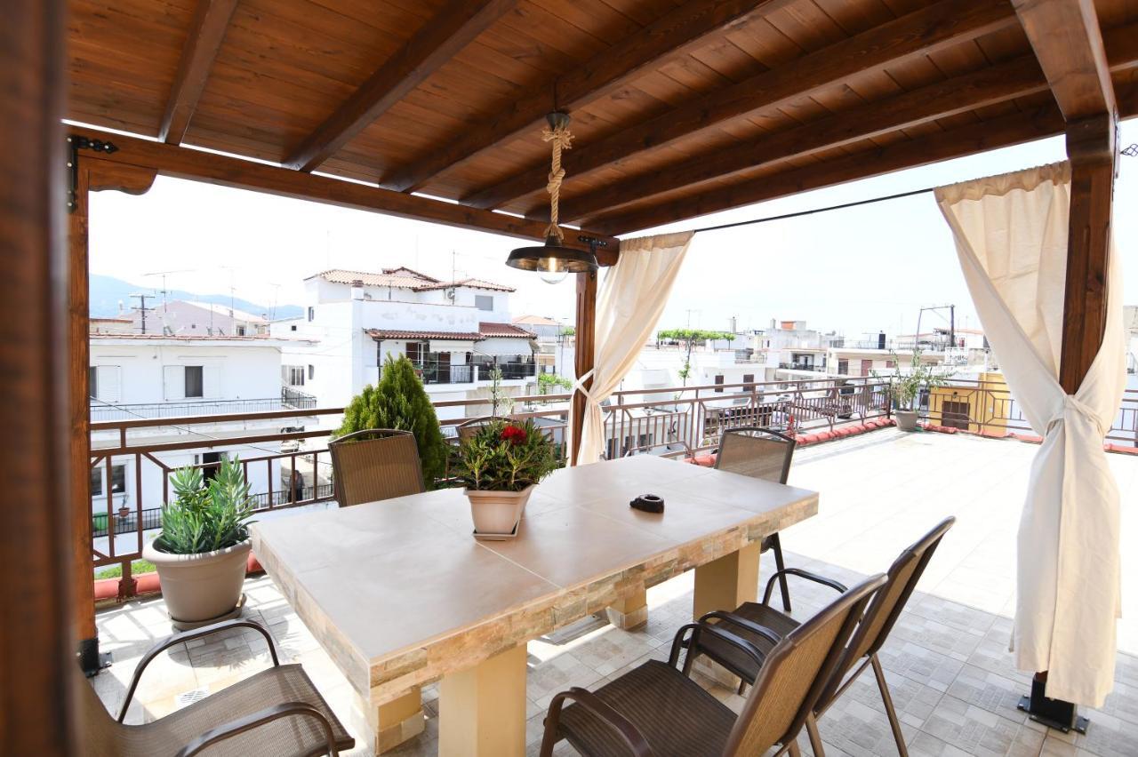 ネオス・マルマラスTheasis Luxury Panoramic Penthouseアパートメント エクステリア 写真